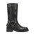Dingo Womens Blacklist Stars Black Leather Motorcycle Boots 8.5 M