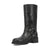 Dingo Womens Blacklist Stars Black Leather Motorcycle Boots 8.5 M