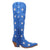 Dingo Womens Super Star Blue Suede Cowboy Boots 6.5 M