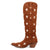 Dingo Womens Super Star Camel Suede Cowboy Boots 8.5 M