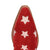 Dingo Womens Super Star Red Suede Cowboy Boots