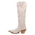 Dingo Womens Super Star White Suede Cowboy Boots 7 M