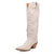 Dingo Womens Super Star White Suede Cowboy Boots 7 M