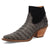 Dingo Womens Rickieie Black Leather Ankle Boots 7 M