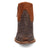 Dingo Womens Rickieie Brown Leather Ankle Boots