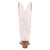 Dingo Womens Love Bug White Leather Cowboy Boots