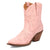 Dingo Womens Sweetheartie Pink Leather Cowboy Boots