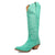 Dingo Womens Movin On Green Suede Cowboy Boots