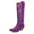 Dingo Womens Movin On Purple Suede Cowboy Boots