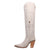 Dingo Womens Primadonna White Suede Cowboy Boots