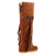 Dingo Womens Lakota Brown Leather Fashion Boots 7.5 M