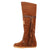 Dingo Womens Lakota Brown Leather Fashion Boots 7.5 M