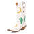 Dingo Womens Pachita Cactus White Leather 11in Fashion Boots