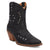 Dingo Womens Preciousie Black Leather Cowboy Boots