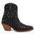 Dingo Womens Preciousie Black Leather Cowboy Boots
