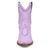 Dingo Womens Preciousie Lavender Leather Cowboy Boots