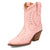 Dingo Womens Preciousie Pink Leather Cowboy Boots