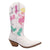 Dingo Womens Nashville Nights White Leather 12in Fashion Boots