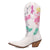Dingo Womens Nashville Nights White Leather 12in Fashion Boots