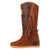 Dingo Womens Natchez Brown Leather 14in Fringe Fashion Boots