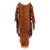Dingo Womens Natchez Brown Leather 14in Fringe Fashion Boots
