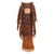 Dingo Womens Natchez Brown Leather 14in Fringe Fashion Boots