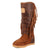 Dingo Womens Natchez Brown Leather 14in Fringe Fashion Boots