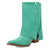 Dingo Womens Marlie Green Suede Cowboy Boots