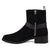 Dingo Mens Matador Black Suede 8in Ankle Boots