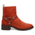 Dingo Mens Matador Rust Suede 8in Ankle Boots