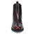 Dingo Mens Camino Black Cherry Leather 8in Chelsea Boots