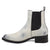 Dingo Mens Camino White Leather 8in Chelsea Boots