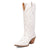 Dingo Womens Pretty N Pink White Leather Cowboy Boots
