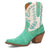 Dingo Womens Rodeo Queen Green Suede Cowboy Boots