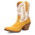 Dingo Womens Rodeo Queen Yellow Suede Cowboy Boots