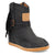 Dingo Womens Montauk Black Leather 9in Moccasin Fashion Boots