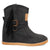 Dingo Womens Montauk Black Leather 9in Moccasin Fashion Boots