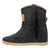 Dingo Womens Montauk Black Leather 9in Moccasin Fashion Boots