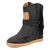 Dingo Womens Montauk Black Leather 9in Moccasin Fashion Boots