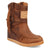 Dingo Womens Montauk Brown Leather 9in Moccasin Fashion Boots