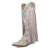 Dingo Womens Tequila Sunrise Off White Suede 13in Fringe Cowboy Boots