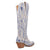 Dingo Womens Faded Love Blue Leather Cowboy Boots