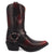 Dingo Womens Ride A Way Wine Leather Harness Cowboy Boots 11 M