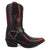 Dingo Womens Ride A Way Wine Leather Harness Cowboy Boots