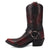 Dingo Womens Ride A Way Wine Leather Harness Cowboy Boots 11 M
