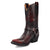 Dingo Womens Ride A Way Wine Leather Harness Cowboy Boots 11 M