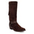 Dingo Mens Bronco Brown Suede 15in Harness Cowboy Boots