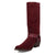 Dingo Mens Bronco Burgundy Suede 15in Harness Cowboy Boots