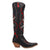 Dingo Womens King Of Clubs Black Leather 16in Cowgirl Cowboy Boots