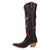 Dingo Womens King Of Clubs Black Leather 16in Cowgirl Cowboy Boots